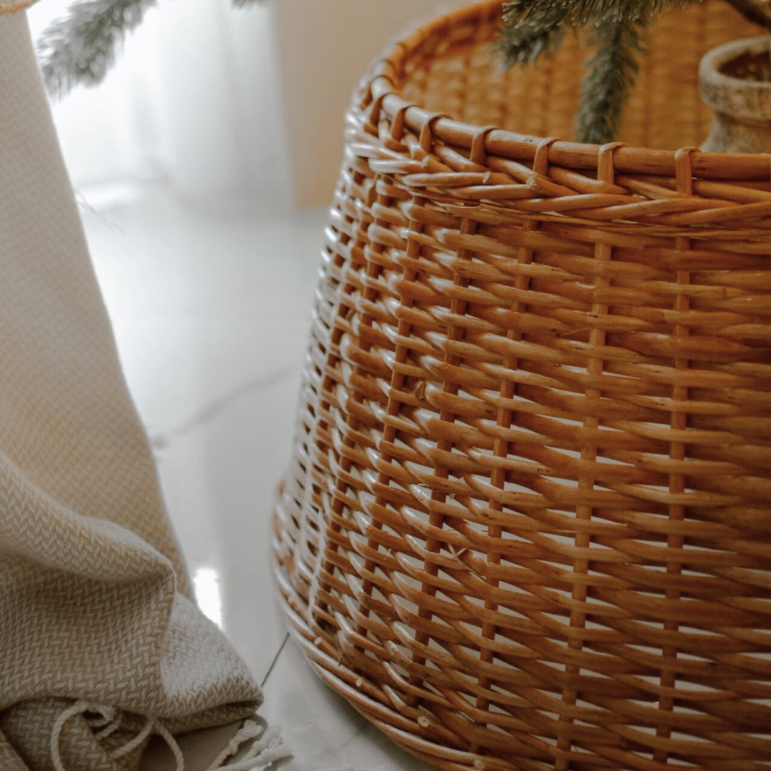 Wicker Christmas Tree Skirt