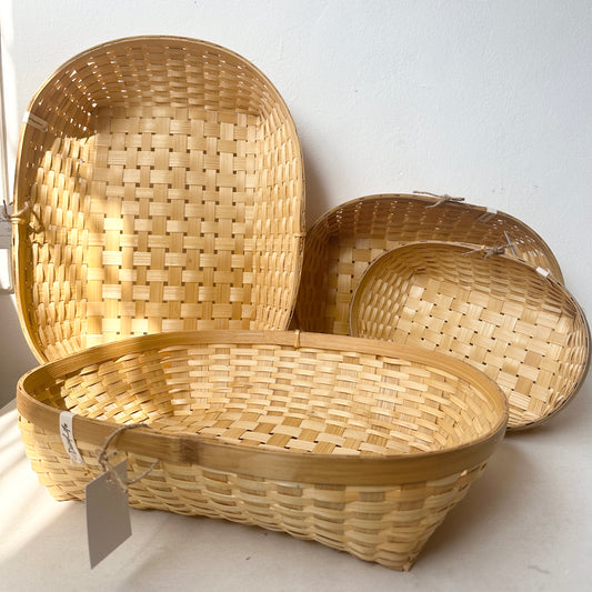 Oval Gift Basket, Set of 4 sizes