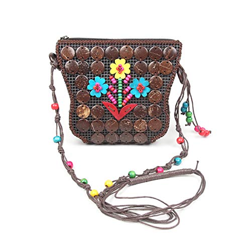 DAISYLIFE Natural and eco friendly coconut shell sling bags