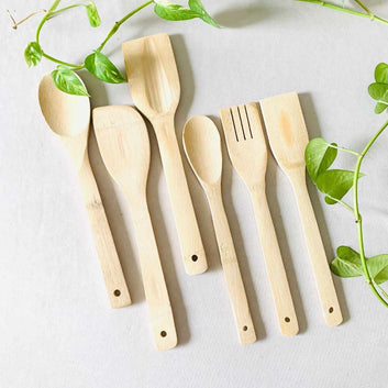 Bare Bamboo Spoons Set