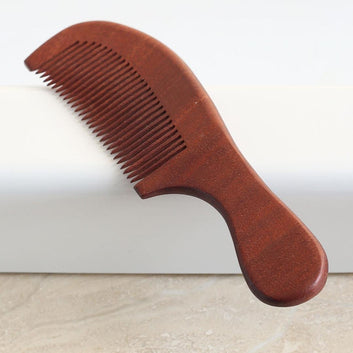 Easy Grip Classic Fine Teeth Dark Wood Comb