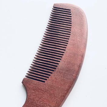 Warrior Fine Teeth Dark Wood Comb