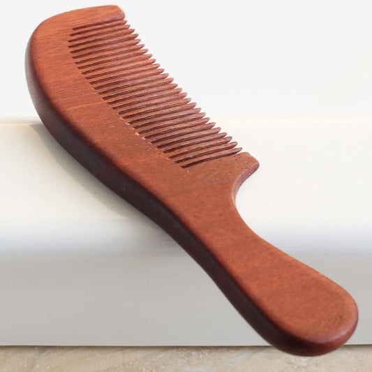 Easy Grip Classic Fine Teeth Dark Wood Comb