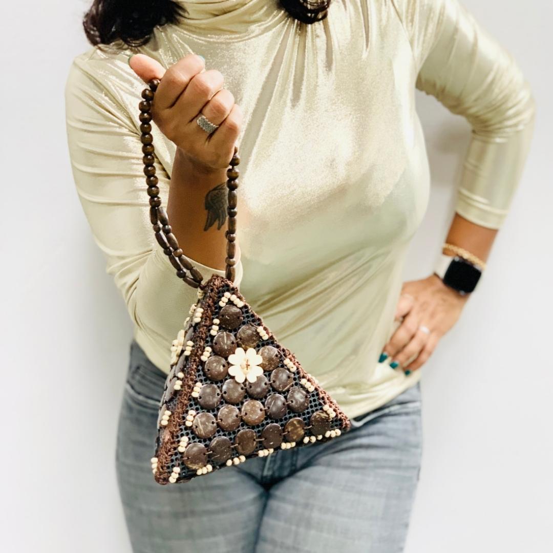 Fancy Samosa Wristlet Bag