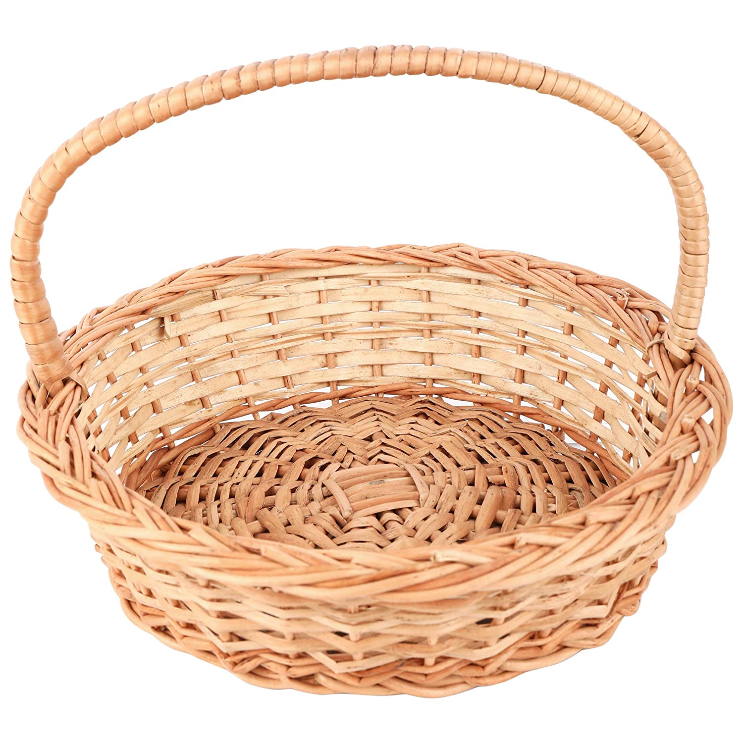 Wicker round deals baskets