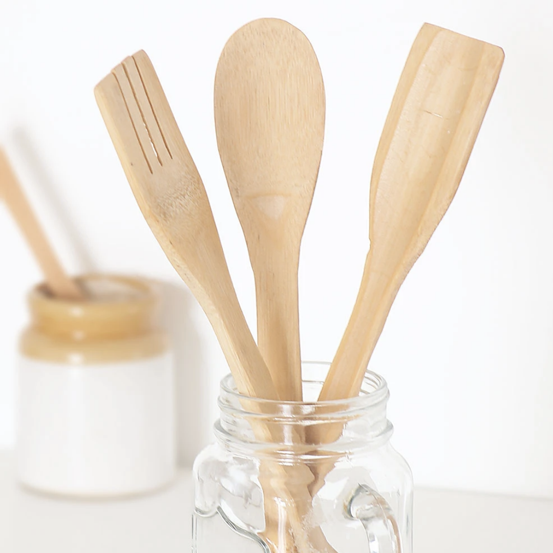 DaisyLife natural All Purpose Bare Bamboo Spoon