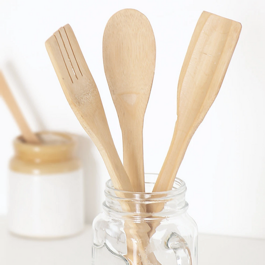 Bare Bamboo Salad Spoons